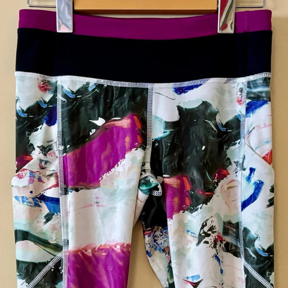 Lululemon|$15|Size 4 Speed Tight III All Full-On Luxtreme Pigment Wave Leggings - Picture 1 of 9